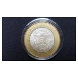 2004 100 Peso Estado Nayarit 92.5% Silver Center