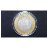 2007 100 Peso Estado de Sonora 92.5% Silver Center