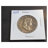1958 Franklin Half Dollar