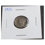 1926 Mercury Dime