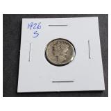 1926 S Mercury Dime