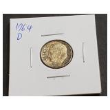1964 D Roosevelt Dime