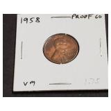 1958 Lincoln Wheat Cent High Grade