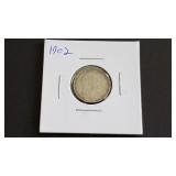1902 Six Pence From Great Britain 92.5% Silver