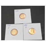 1988 P, D & S Lincoln Cent High Grade