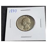 1937 Washington Quarter