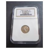 2002 S Roosevelt Dime Clad NGC PF69 Ultra Cameo