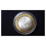 2005 100 Peso Colima 92.50% Silver Center