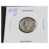 1928 D Mercury Dime