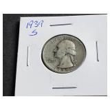 1939 S Washington Quarter