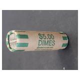 Roll 90% Silver Dimes