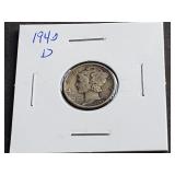 1940 D Mercury Dime
