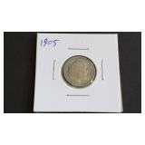 1905 Six Pence From Great Britain 92.5% Silver