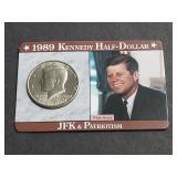 1989 D JFK Half Dollar Nat