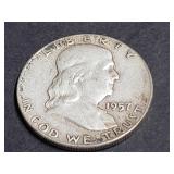 1957 Franklin Half Dollar