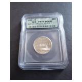 2001 S NC Quarter ICG PR70 DCAM 90% Silver