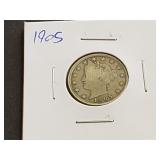 1905 V Nickel