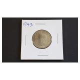 1943 Shilling From Great Britain 50% Silver