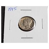 1945 Mercury Dime