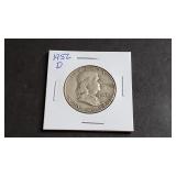 1952 D Franklin Half Dollar