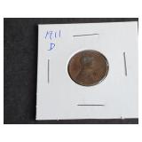 1911 D Lincoln Cent