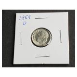 1959 D Roosevelt Dime