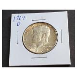 1964 D Kennedy Half Dollar