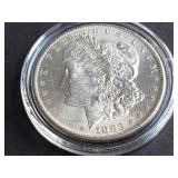 1883 O Morgan Silver Dollar