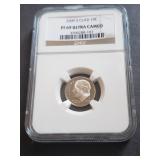 2009 S Roosevelt Dime Clad NGC PF69 Ultra Cameo