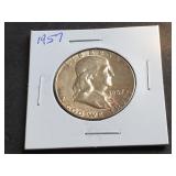 1957 Franklin Half Dollar