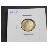 1957  Roosevelt Dime