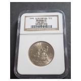 1995 S Olympic Baseball Half Dollar NGC MS69