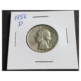 1956 D Washington Quarter