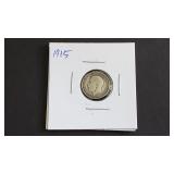 1915 Three Pence From Great Britain 92.5% Silver