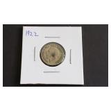 1922 Six Pence From Great Britain 50% Silver
