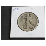 1918 Walking Liberty Half Dollar