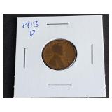 1913 D Lincoln Cent