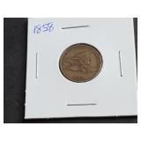 1858 Flying Eagle Cent