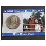 2001 JFK Half Dollar "American University Address