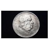 1947 UN Peso 50% Silver from Mexico