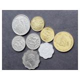 8 Miscellaneous Foreign Coins