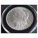 1883 O Morgan Silver Dollar
