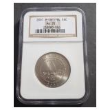 2001 P Capitol Commemorative Half Dollar NGC MS70