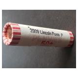 2009 P Lincoln Cent Formative Years Original Roll