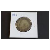 1921 Florin From Great Britain 50% Silver