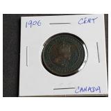 1906 Cent From Canada