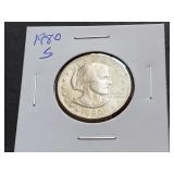 1980 S Susan B Anthony Dollar