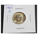 1945 S Jefferson Nickel High Grade