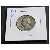 1941 D Washington Quarter