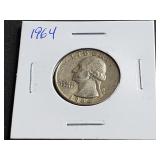 1964 Washington Quarter